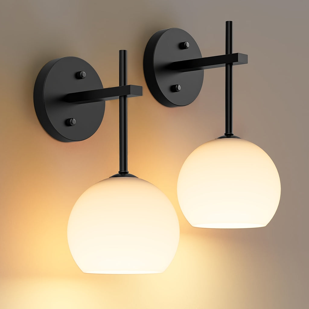 15-Color Wall Sconces Set of 2, Magnetic Rechargeable