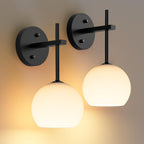 15-Color Wall Sconces Set of 2, Magnetic Rechargeable