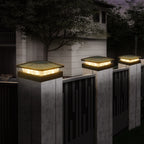 Solar Post Cap Lights 4x4in, Fence & Deck Post Lights