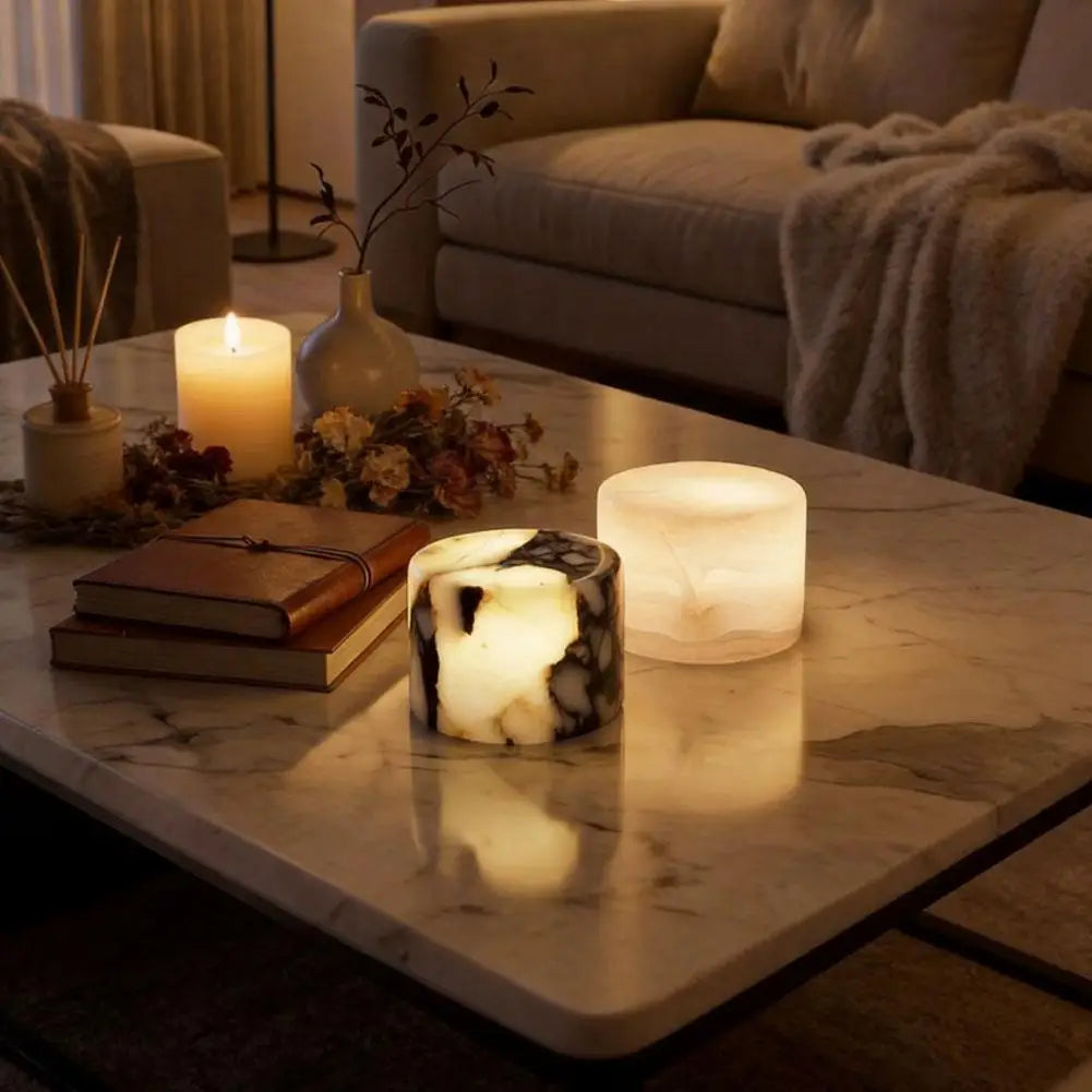 Marble and Onyx Touch Night Light