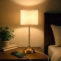Cordless Fabric Bedside Lamp