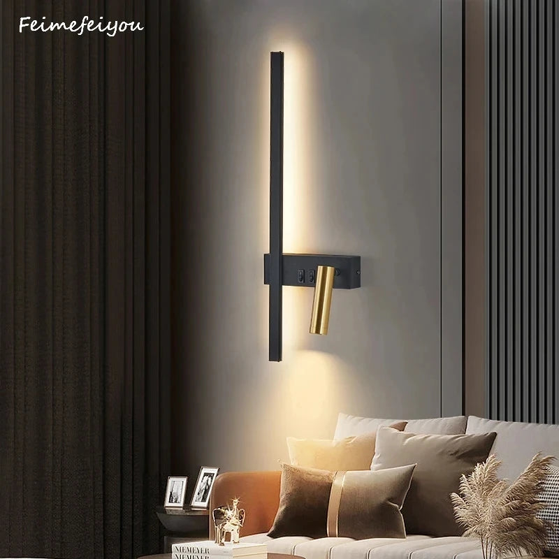 Wall Sconce with Reading Spotlight