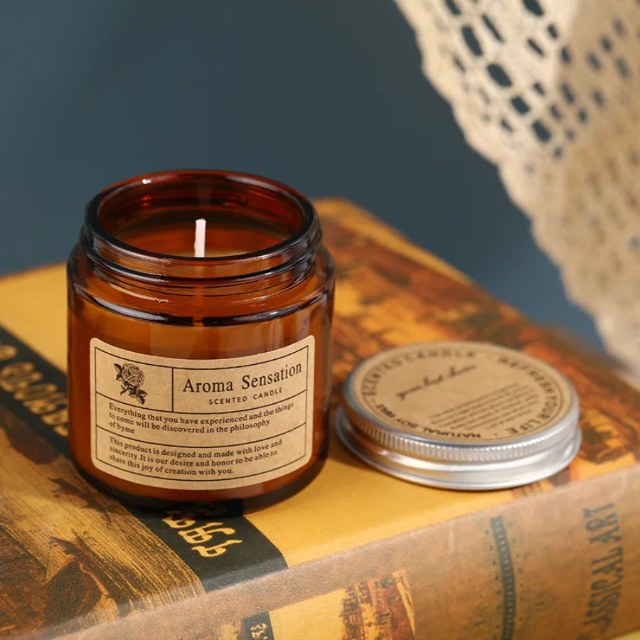 Scented Glass Jar Candle