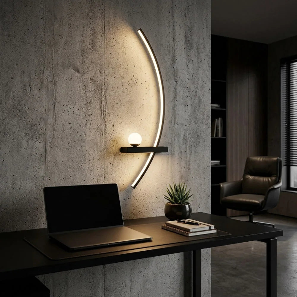 Crescent LED Wall Lamp
