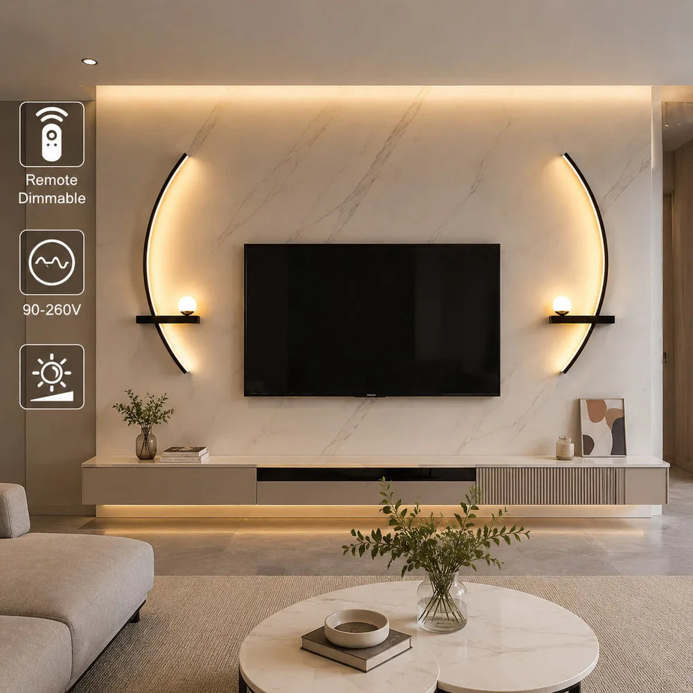 Crescent LED Wall Lamp