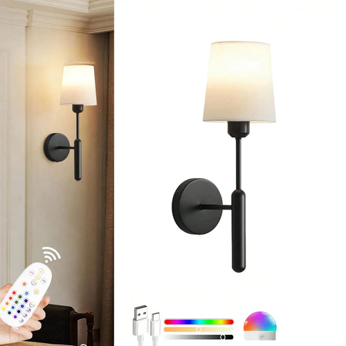 Battery Wall Light with Remote