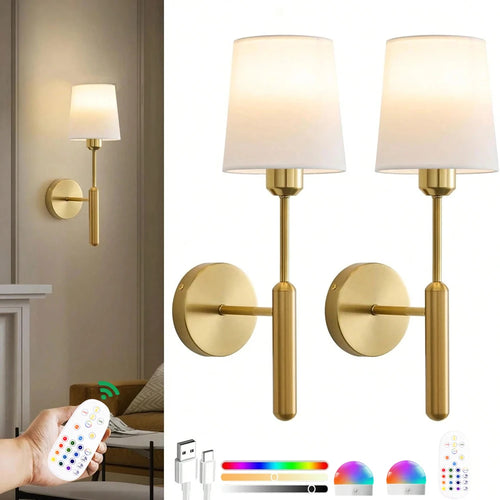 Battery Wall Light with Remote