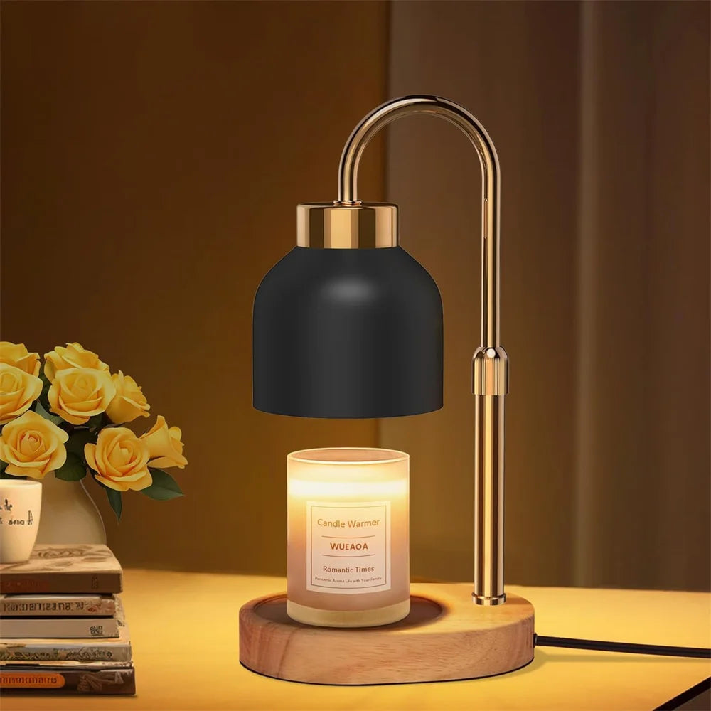 Black Dome Candle Warmer Lamp