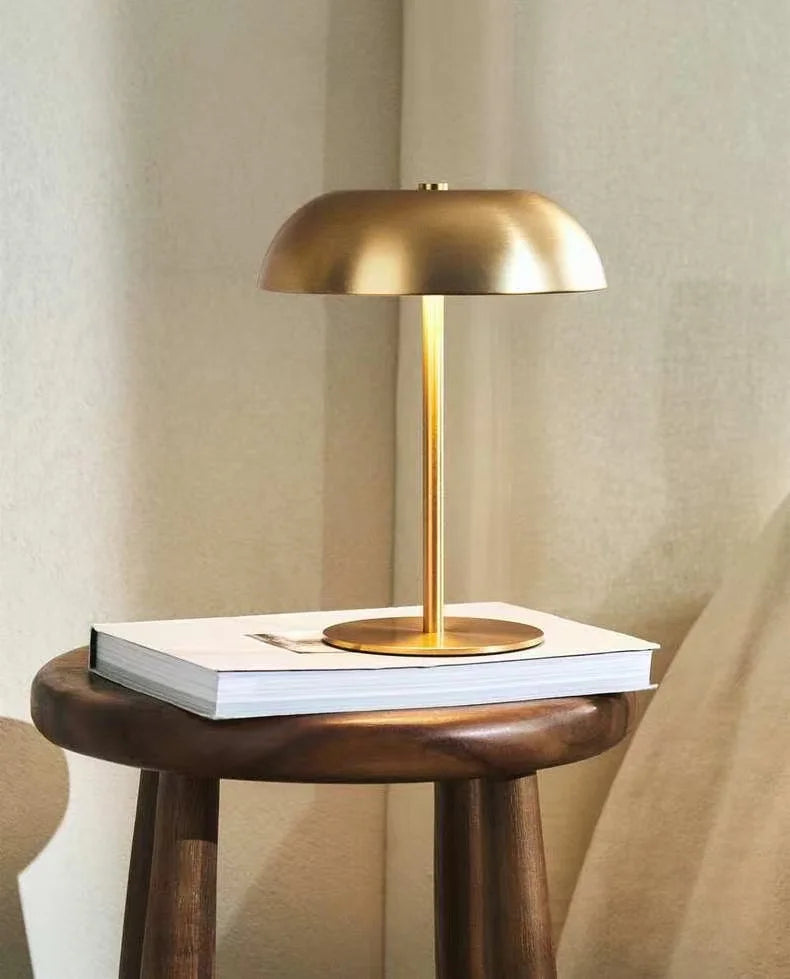 Mushroom Table Lamp, Cordless Touch Dimmable Bedside