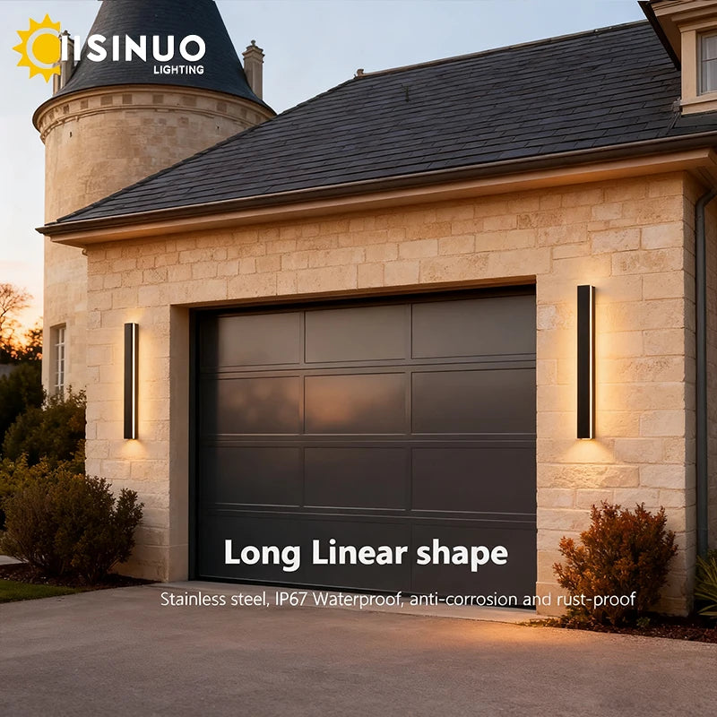 Outdoor Linear Wall Light IP67, Dimmable LED Facade Bar