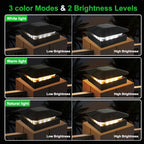 Solar Post Cap Lights 4x4in, Fence & Deck Post Lights