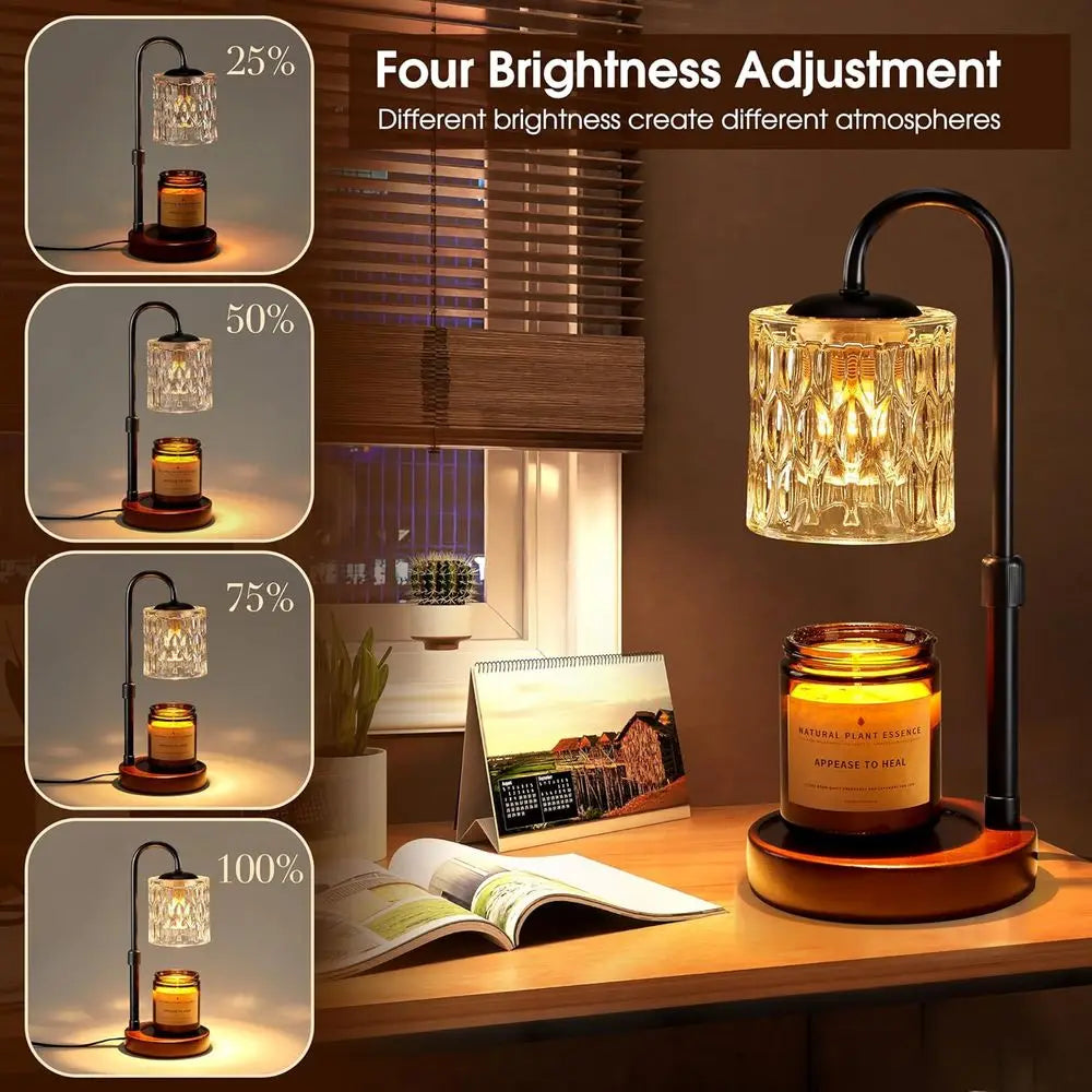 Candle Warmer Lamp with Timer and Dimmer