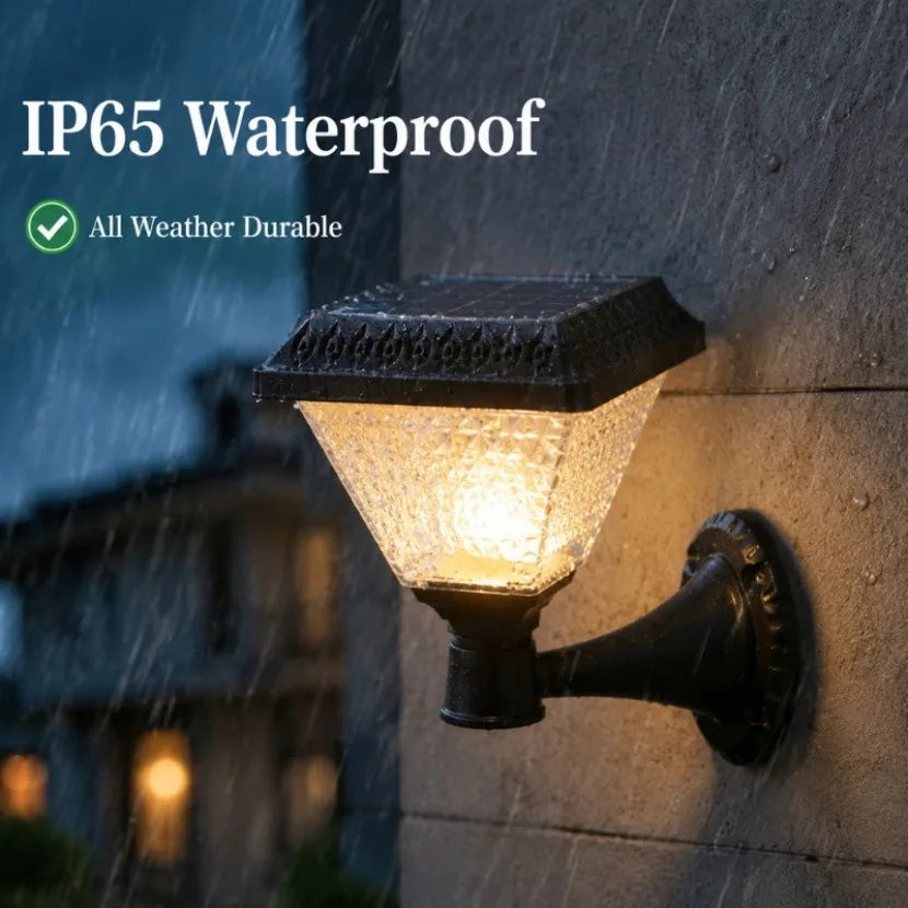 Solar Lantern Wall and Post Light