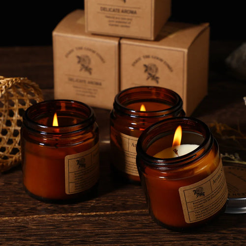 Scented Glass Jar Candle