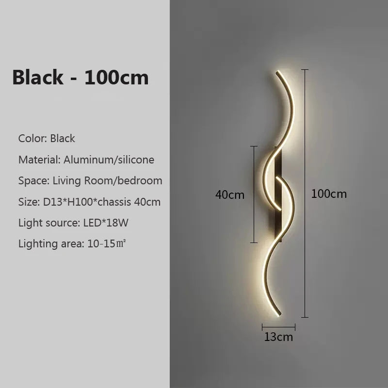 Long Strip LED Wall Sconce