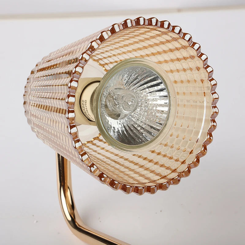 Glass Shade Candle Warmer Lamp