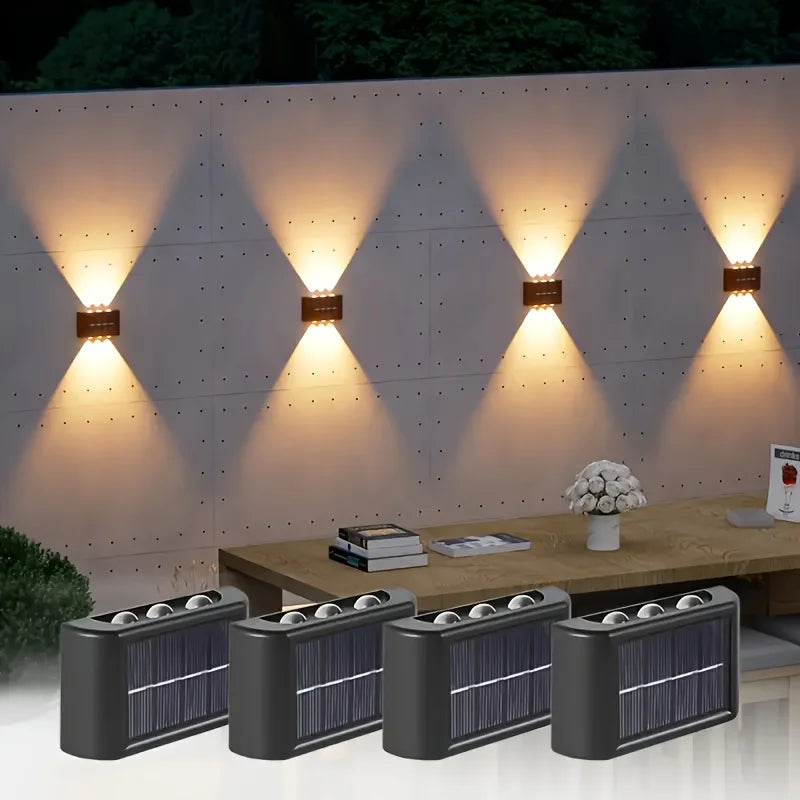 Solar Up and Down Wall Lights