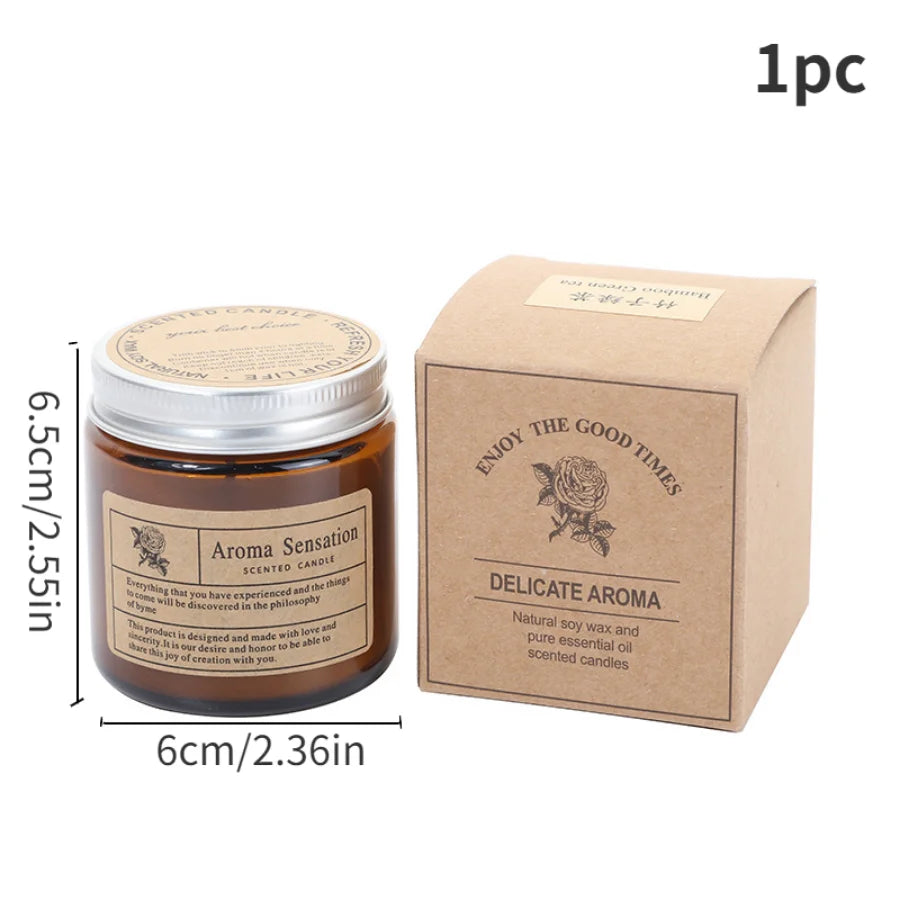 Scented Glass Jar Candle