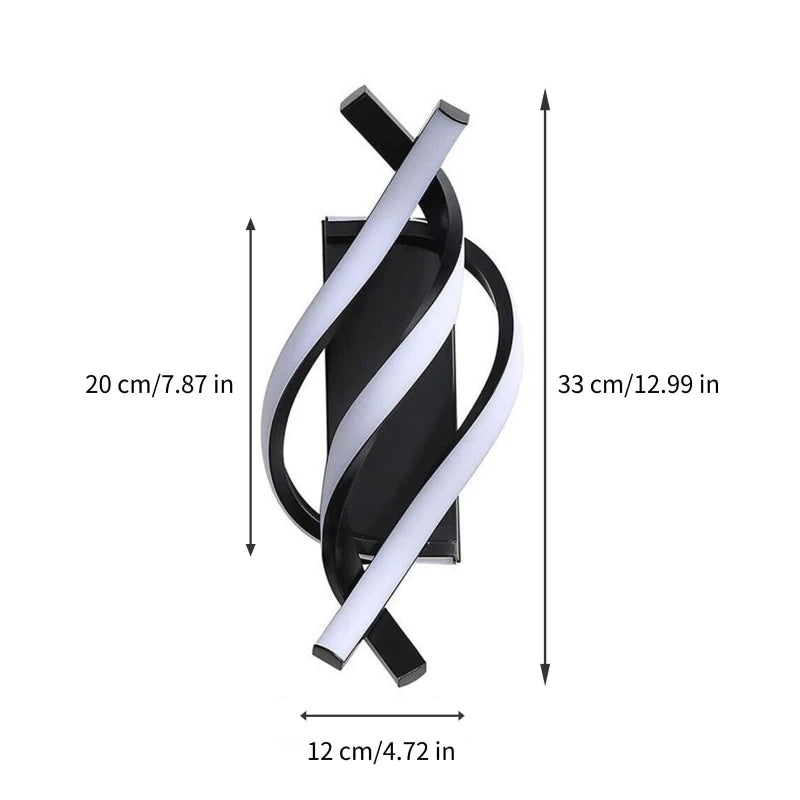 Curved LED Wall Lamp