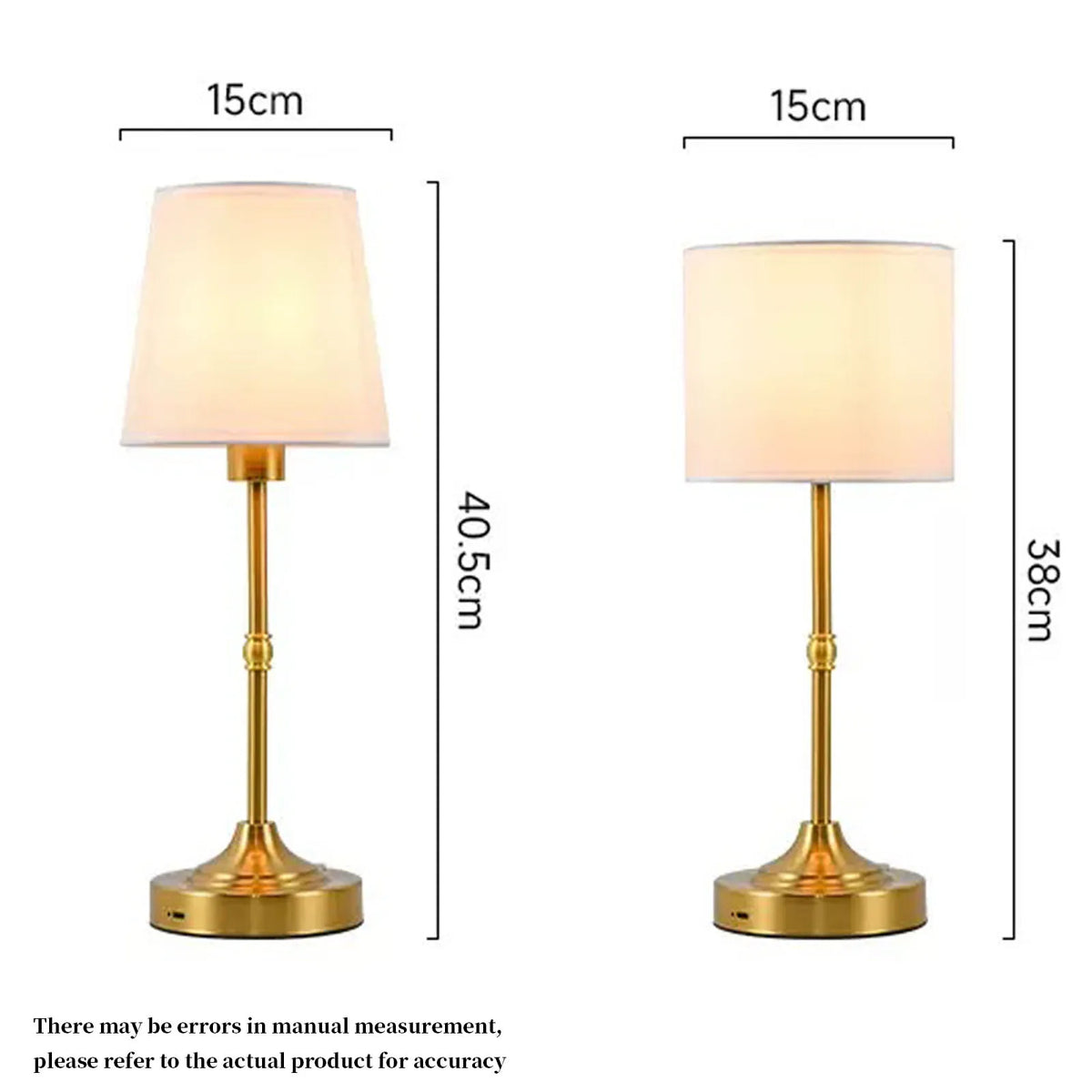Cordless Fabric Bedside Lamp
