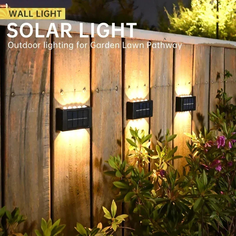 Solar Up and Down Wall Lights