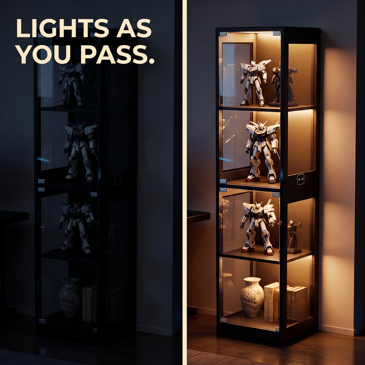 Body sensor brings the lighting up as you pass