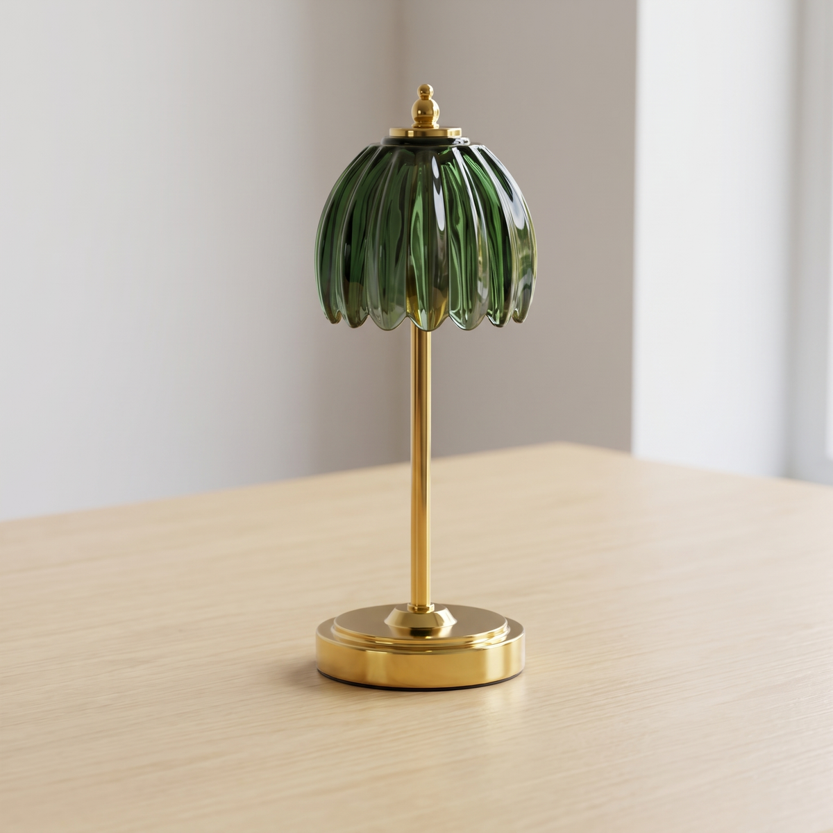 Polished tulip shape in daylight