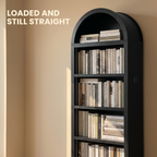 Shelves stay straight when fully loaded
