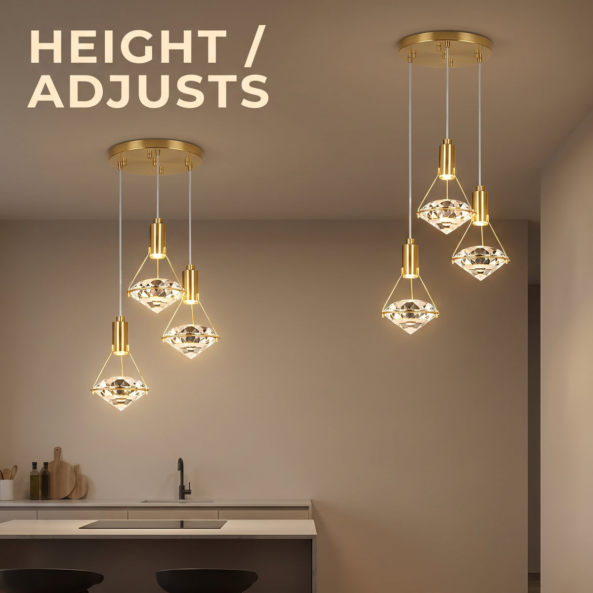 Adjustable drop height