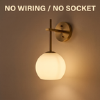 No wiring, no socket, no electrician