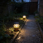 Small garden, along a path