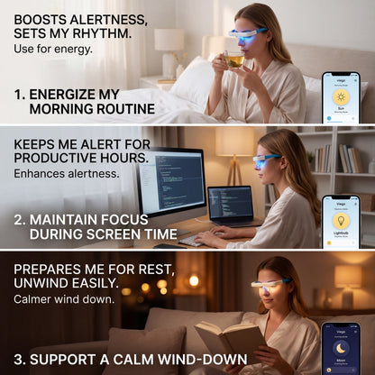 Viego Dawn Light Therapy Glasses